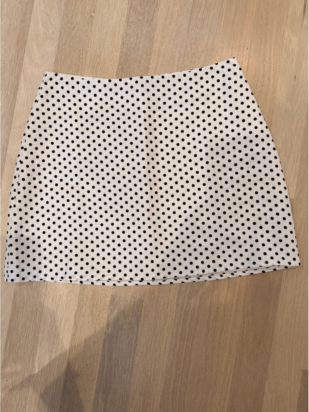 Reformation Veranda linen mini skirt